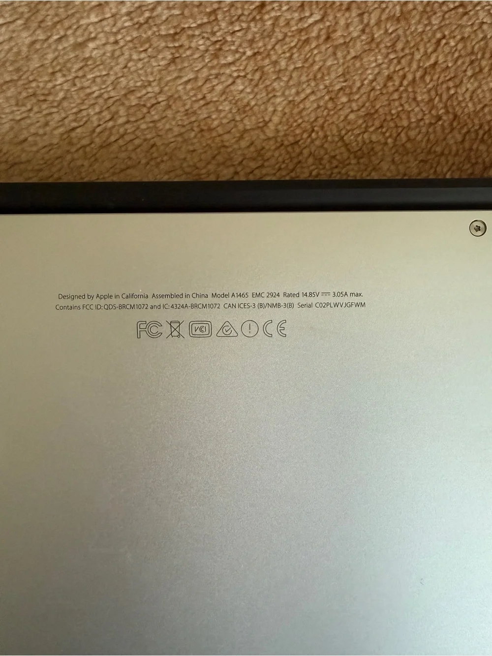 Apple Silver MacBook Laptop 2015 - 11 inch